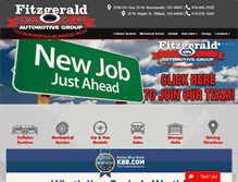 Tablet Screenshot of fitzgeraldbodyshop.com